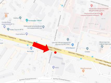 Video Billboard A in Kyiv, 2.3x3.14  Peremogi av., 13 - st. Soludenka, 100 m. do central'nogo ZAGSu, v storonu Povitroflots'kogo mostu, do centru, (rolik 10 sek, 1 vihid/1,5 hvilini) - 369727 scheme