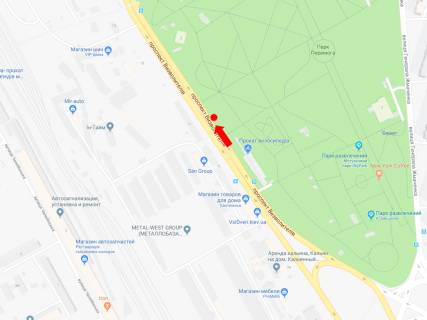 Billboard A in Kyiv, 3x6  Vizvoliteliv av., 9, v storonu bst. Perova scheme