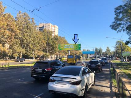 Billboard  in Odessa, 3x6  Tolbuhina pl. - Lustdorfs'ka doroga, 47, na rozdil'niku, v centr, pravij Photo 1