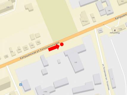 Billboard A in Uzhgorod, 3x6  Kapusans'ka st., 145, v centr scheme