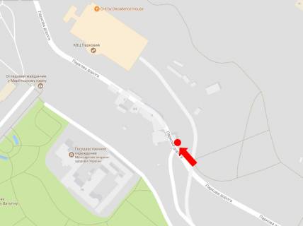 Citylight A in Kyiv, 1.8x1.2  Parkova doroga st., 3/5, pered KVC "Parkovij", v bik Grusevs'kogo st., Evropejs'koi pl. scheme