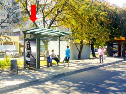 Citylight B in Lviv, 1.8x1.2  Mazepi st., 22 (zupinka "Likarna svidkoi dopomogi"), v bik st. Zamarstinivs'koi Photo 1