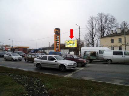 Billboard A in Zhytomyr, 3x6  Nezaleznosti av. (kol. Vatutina st.) / Kiivs'ka st., bila avtovokzalu, AZS Photo 1