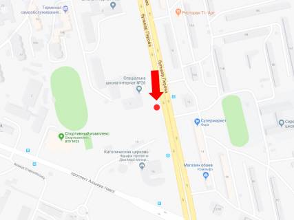 Prismatron, Prism A in Kyiv, 3x6  Perova bst., 1, v storonu Brovars'kogo av. - 180329 scheme