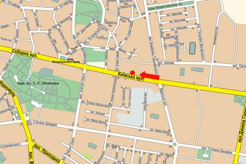 Citylight  in Rivne, 1.8x1.2  Kiivs'ka st., 6, bila Osadbanku, navproti avtosalonu "Citroen" scheme