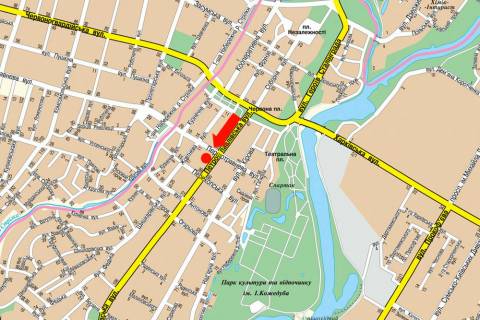 Citylight  in Sumi, 1.8x1.2  Petropavlivs'ka st., 62, v bik Perekops'koi st. scheme