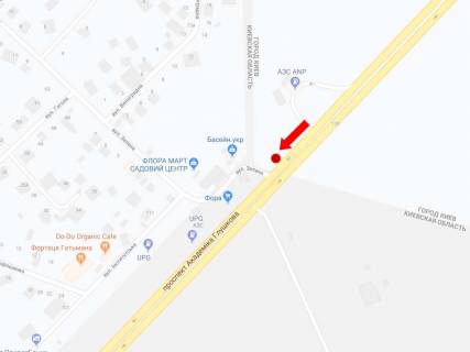 Prismatron, Prism  in Kyiv, 3x6  Gluskova av., bila supermarketu "Fora", z centru - 446219 scheme