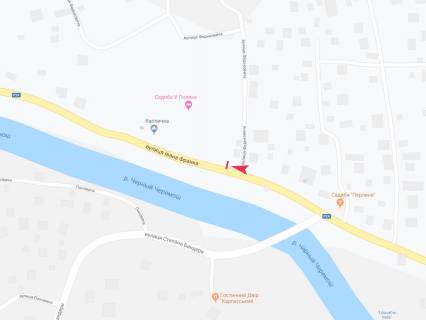 Billboard A in Verkhovyna, 3x6  smt Verhovina, Franka st. scheme