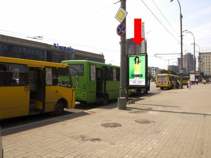 Citylight A in Kyiv, 1.8x1.2  Peremogi pl., 2, bila Cirku, v storonu Povitroflots'kogo mostu Photo 1