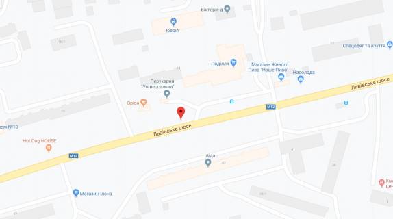 Billboard A in Khmelnitsky, 3х6  sose L'vivs'ke, 14 scheme