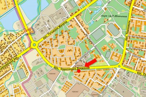 Billboard B in Ivano-Frankivsk, 3x6  Dovzenka st., 6 scheme