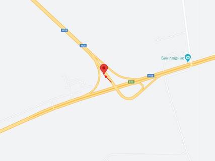 Billboard B in Dnipro trasi, 6х3  N-08, km 393+922 (pravoruc), Krivoriz'ke sose, povorot na m. Kam'ans'ke, ruh z Dnipra scheme