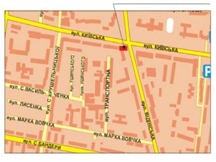Prismatron, Prism B in Rivne Kiivs'ka st. - Vidins'ka st. - 297609 scheme