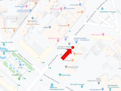 Cityscroll A in Kyiv, 1.8x1.2  Хрещатик вул., 7/11, в бік Європейської пл. scheme