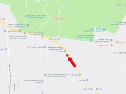 Billboard B in Kyiv, 3x6  Zabolotnogo st., 500 m. do AZS "Okko" i muzeu "Pirogovo", v storonu Odes'koi pl. scheme