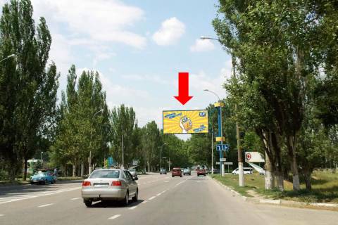 Billboard  in Kherson, 3x6  Mikolaivs'ke sose / Nesterova st., z centru (flazok) Photo 1