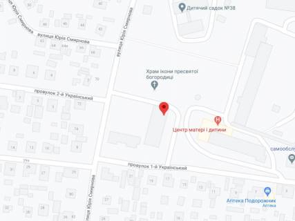 Video Billboard A in Vinnytsia Smirnova st., 1 - 1-j Ukrains'kij prov., 23/6, apteka "Koneks", prajs za rolik 10 sek 1 vihid/5 hvilin, na dvostoronn'omu ekrani, vid 144 vihodiv na den'. Rozrahunok dla insih parametriv translacii utocnujte u menedzera. - 301263 scheme