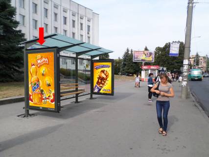 Citylight B in Rivne, 1.8x1.2  Soborna st., 195, zupinka bila "RDA", v bik Kocubins'kogo st., B1 Photo 1