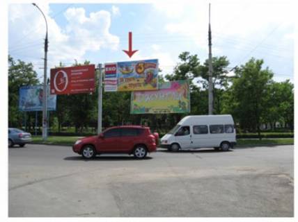 Billboard A in Mykolaiv Central'nij av. (kolis. Lenina av.) - Hersons'ke sose, bila AZS "WOG", kil'ce, pravij Photo 1