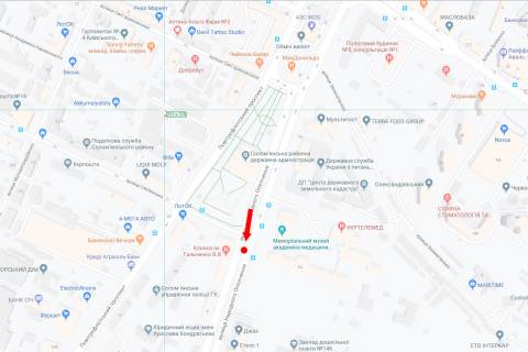 Citylight A in Kyiv, 1.8x1.2  Narodnogo Opolcenna st., 2, rozdil'nik, na svitlofori, v storonu aeroportu "Kiiv" scheme