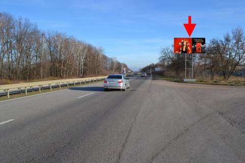 Billboard A in Korotich, 3x6  Траса Київ - Харків - Довжанський - с. Коротич, Київська вул., у бік м. Харків Photo 1