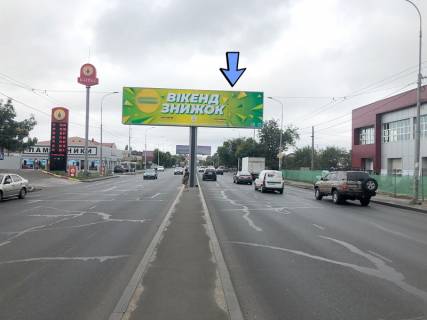 Billboard A in Odessa, 3x6  Rihtera st. (kolis. Sorsa st.), 2, navproti AZS "Katral", z centru, prava Photo 1