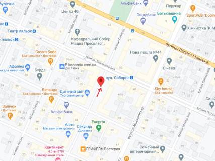 Cityscroll A in Mykolaiv Soborna st., 5 scheme