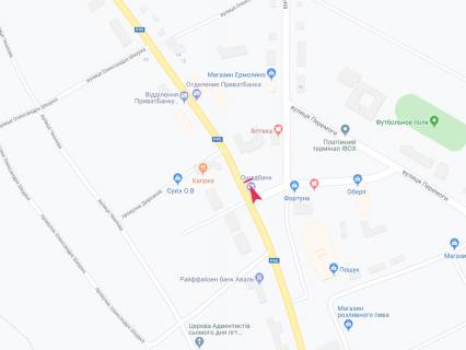 Billboard A in Krasnopillya, 3x6  Автодорога Суми-Богодухів (Р-45), 45 км-700 вліво, смт Краснопілля scheme