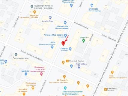 Cityscroll B in Mykolaiv Soborna st., 8 scheme