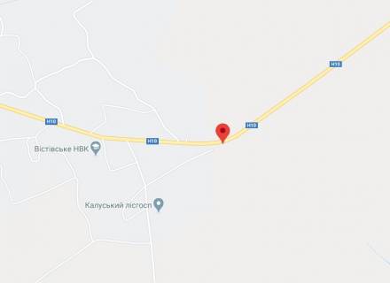 Billboard A in Vistova, 3x6  с. Вістова, (1), траса Стрий - Івано-Франківськ scheme