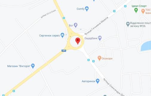 Prismatron, Prism A in Ivano-Frankivsk, 3х6  Mazepi -Dovzenka kil'ce livij - 180147 scheme