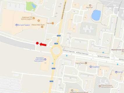 Citylight A in Lviv, 1.8x1.2  Kul'parkivs'ka st., 226A, bila TRC "Victoria Gardens" scheme