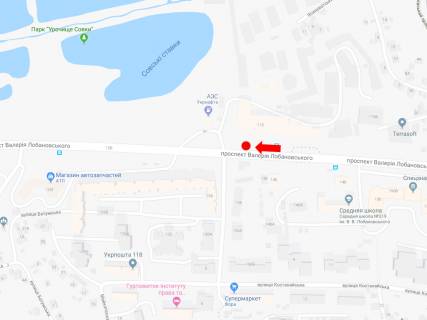 Scrolller, Scroll A in Kyiv, 2.3x3.14  Lobanovs'kogo av. (kolis. Cervonozoranij av.), 115, bila AZS "Ukrnafta", v storonu Sevastopol's'koi pl. - 470721 scheme