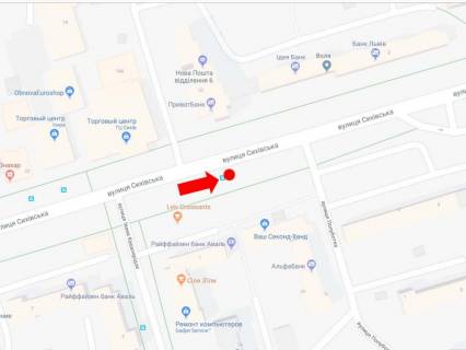 Citylight A in Lviv, 1.8x1.2  Sihivs'ka st., 5, zup. "Kavaleridze", navproti TC "Sihiv", v storonu st. Zelenoi scheme