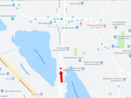 Video Billboard A in Kyiv, 3x6  Оболонський пр., роздільник, між ст.м. "Оболонь" і ст.м. "Почайна", в сторону ст. м. "Оболонь" - 583758 scheme