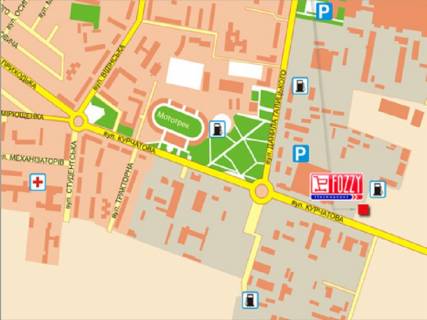 Prismatron, Prism B in Rivne Kurcatova st., 9 - 297674 scheme