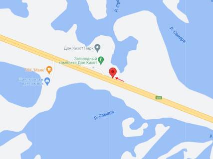 Billboard A in Novomoskovsk, 6х3  M-30, km 994+610 (pravoruc), Ruh do Dnipra zi storoni m. Pavlograd, bila "Don Kihota" scheme