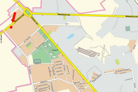 Billboard  in Rivne, 3x6  Mlinivs'ka st.,, 41, bila avtorinku scheme