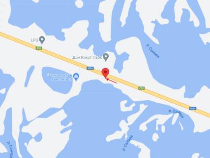 Billboard B in Samar (Novomoskovsk), 6х3  M-30, km 994+550 (pravoruc), Ruh do Dnipra zi storoni m. Pavlograd, bila "Don Kihota" scheme