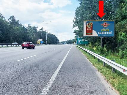 Billboard A in Kyiv, 3x6  Trasa Kiiv-Borispil', pered stelou Kiiv, AZS "ANP", v storonu Kieva Photo 1