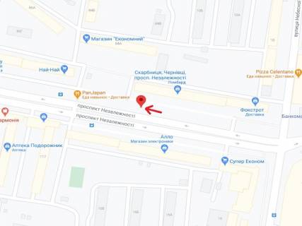 Scrolller, Scroll A in Chernivtsi Nezavisimosti av., 82 - 300126 scheme