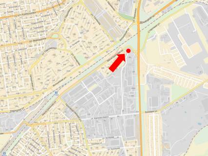 Billboard A in Zaporizhzhya, 3x6  Magistral'na st., 94, bila z/d pereizdu, z centru scheme