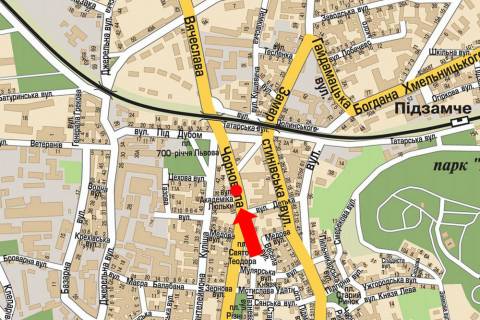 Scrolller, Scroll A in Lviv, 1.8x1.2  Cornovola av., 39 / Pid Dubom st., rozdil'nik, z centru - 470825 scheme