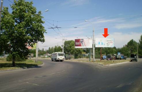 Billboard A in Kherson 200-ricca Hersona pl. - Parovozna st. Photo 1