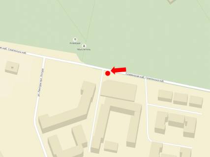 Billboard B in Uzhgorod, 3x6  Slov''ans'ka naberezna st., z centru scheme