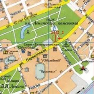 Billboard A in Kherson Perekops'ka st., "Park Slavi" scheme