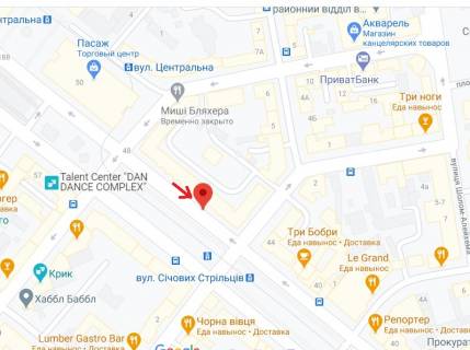 Citylight B in Dnipro (Dnipropetrovsk), 1.2х1.8  prosp. Dmitra Avornic'kogo v rajoni bud. 46 scheme