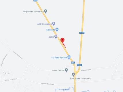 Billboard A in Rava-Ruska Trasa M-09, AZS "WOG", bila "Comfy", v storonu kordonu scheme