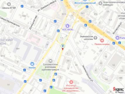 Cityscroll A in Kyiv, 1.8x1.2  Narodnogo Opolcenna st., 1 - Sevastopol's'ka pl., bila McDonalds, svitlofora scheme
