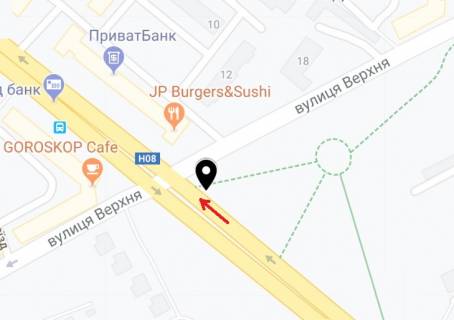 Billboard A in Zaporizhzhya, 6х3  Sobornij prosp. - Verhna st. scheme